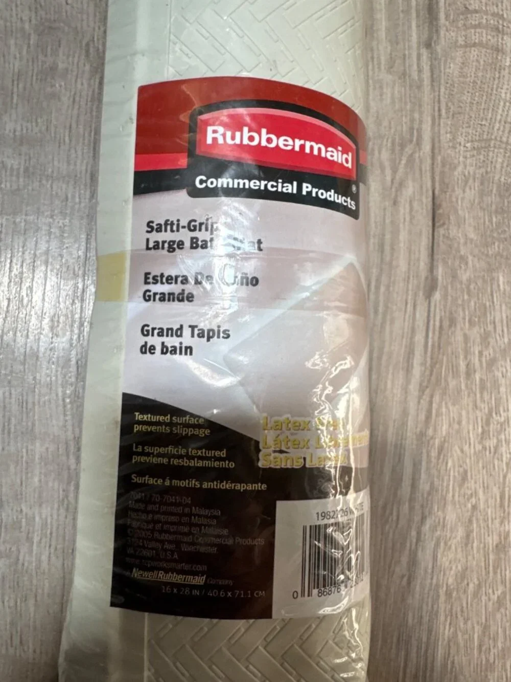Rubbermaid Safti-Grip Large Bath Mat 16
